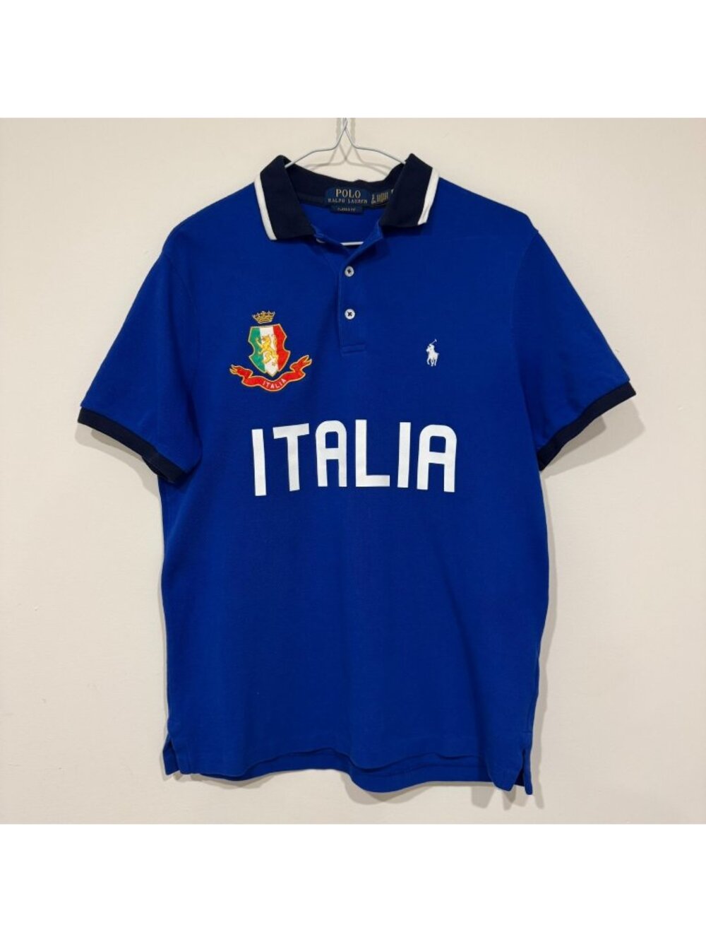 Polo Ralph Lauren Mens Italia Short Sleeve Pony Logo Polo Shirt Size S Classic